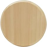 Walnut Hollow Pine Circle Plaque, 6.75 by 6.75 by 0.63-Inch