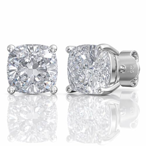 Image of 925 Sterling Silver Earrings for Women & Woman | Stud Earrings for Women | Daily Wear Silver Jewellery | Gift for Wife, Girlfriend, Mother, Sister | Rakhi Gift for Sister
