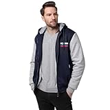  GONMFKM Kapuzenpullover Für Herren Mit Slowenischer Flagge, Kapuzenpullover Mit Nationalflagge, Pullover Mit Durchgehendem Reißverschluss, Thermo-Sherpa-Plüschfutter, Trainingsjacken In Übergrö