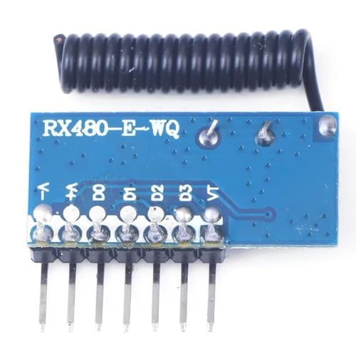 Récepteur RF RX480E 433mhz avec décodeur 4CH pour télécommande sans fil domotique
