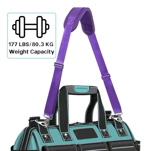Image of Shoulder Strap for Bag Universal Replacement 58 inch /67 inch Fixed Padded Adjustable Buckle Heavy Duty Shoulder Strap