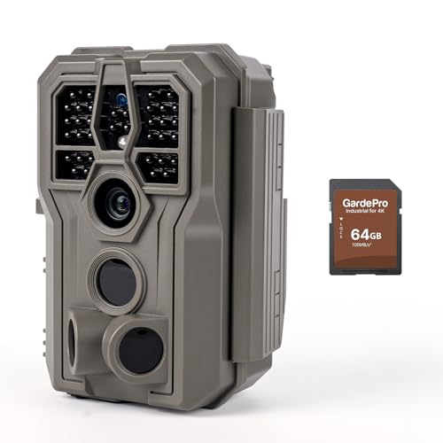 GardePro E5 2.0 Wildkamera mit 64 GB SD-Karte