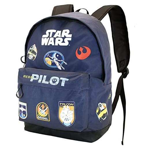 KARACTERMANIA Mochila HS Fan Pilot Star Wars Pilot-Mochila HS Fan, Negro