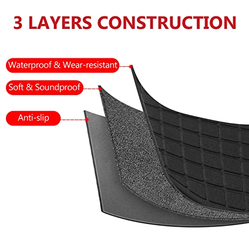 Powoq Fit 2017-2022 Honda Crv Trunk Mat Rear Cargo Mat Cargo Liner Trunk Liner All Weather Mat For 2017 2018 2019 2020 2021 2022 Honda Crv Accessories (Fit 2017-2022 Fuel Model, Rear Trunk Mat) #TOP5