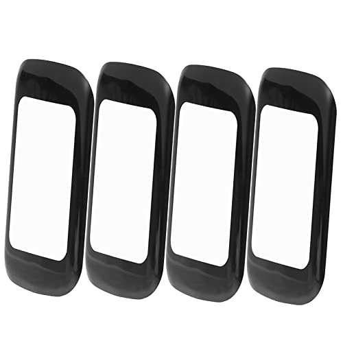 Veemoon 4 Pcs Screen Protector Durable Watch Film Smartwatch Screen Black Watch Screen Case Smart Watches Screen Protective Cover Black Case Anti-scratch Watch Film Bumper Tpu Hot Bend