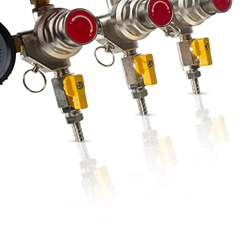 Sparc Premium Triple Output Co2 Regulator Cga320 2Yr Usa Warranty Beer Kombucha #TOP2