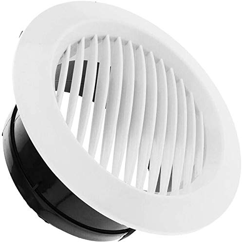Grille De Ventilation Venus 22x45 – Blanc – Acier Peint – Kratki – Made In Pologne