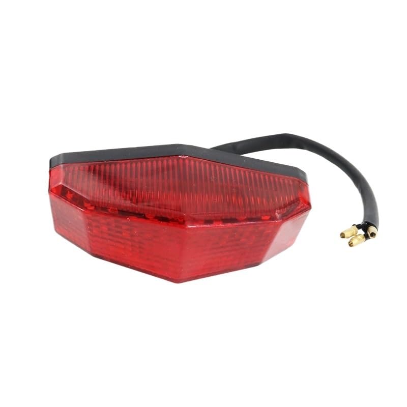 Feu arrière clignotant pour moto et feux stop intégrés pour sécurité routière