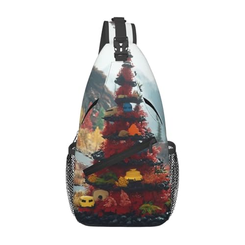 Bolso cruzado estilo mochila sling negro