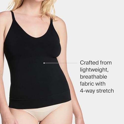 Image of SPANXsculpt Power Series Cami - Camisole Shapewear for Women - Adjustable Straps - V Neck - Soft, Seamless Cami
