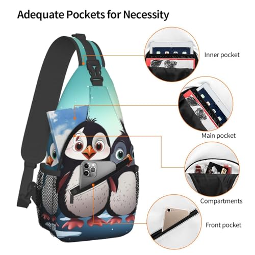Bolso Pequeño Tipo Sling para Senderismo Hombre y Mujer miniatura 4