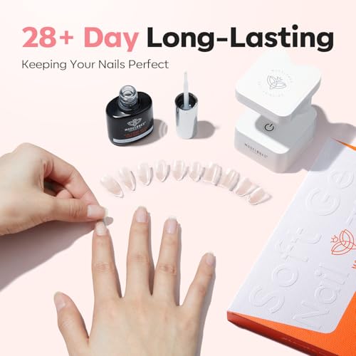 Image of Modelones Almond & Square & Round Nail Tip, Multi-type 3 Styles Gel Tips