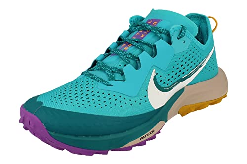 Nike Air Zoom Terra Kiger 7 Mens Running Trainers CW6062 Sneakers Shoes (UK 7.5 US 8.5 EU 42, Turquoise Blue White 400)