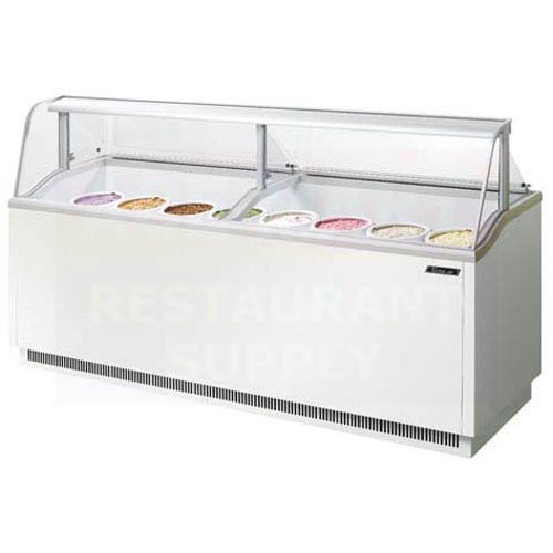 Turbo Tidc-91W Ice Cream Dipping Cabinet, Display Merchandiser, (16) 3 Gallon Ca
