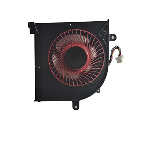 ASHATA GPU-Lüfter, GPU Lüfter Kühler PC Cooling Fan Effizient Laptop-Lüfter für GS63VR GS73VR Pro BS5005HS-U2L1 Schwarz