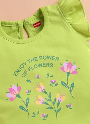 Image of LuvLap Baby Girls 100% Cotton Half Sleeve Girls Top Pack of 4