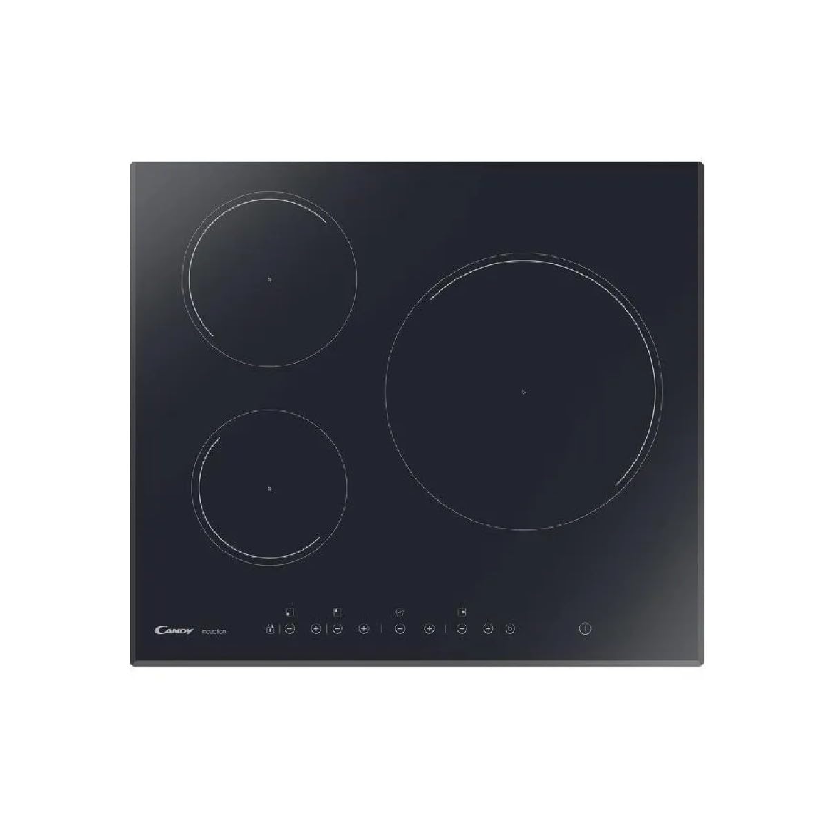 Candy CIB640DV3 - Piano cottura induzione, 3 Fuochi, 60 cm, colore grigio