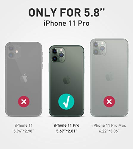 Unicorn Beetle Pro Series Case Designed for iPhone 11 Pro 5.8 Inch 2019, Built-in Screen Protector Full-Body Rugged Holster Case (Blue)