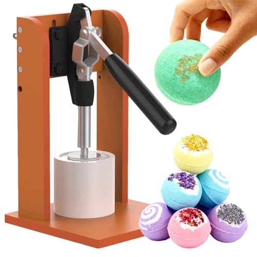 Bath Bomb Press Machine with 2.36 inches Bath Bomb Molds Bath Bomb Press Kit for Adults Beginners