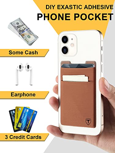 Image of TOYFID Pop Up Credit Card Wallet for Men - Metal Slim Minimalist Cards Holder with Money Pocket - RFID Blocking Ultralight Small Aluminum Wallet