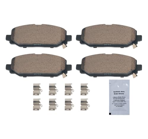 Image of HUSCH D2186 Rear Ceramic Brake Pads Kit Fit For Jeep Wrangler 2018-2023