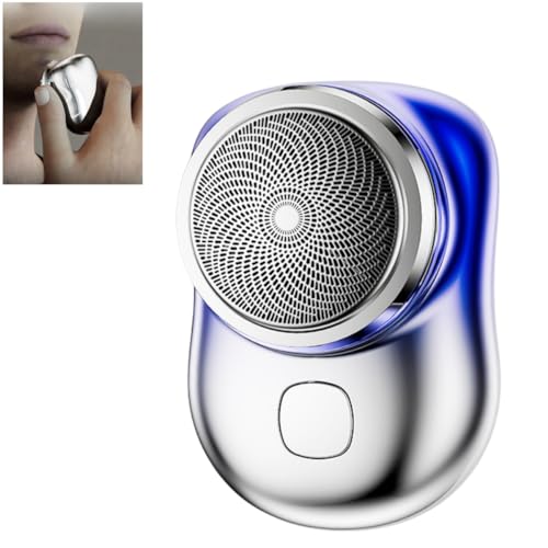 Epocra Mini Afeitadora Eléctrica, Afeitadora Portátil para Hombres, Afeitadora Eléctrica Potente de Bolsillo, Mini Afeitadora Eléctrica Recargable a Prueba de Agua, Afeitadora Eléctrica de Bolsillo p Epocra Mini Afeitadora Eléctrica, Afeitadora Portátil para Hombres, Afeitadora Eléctrica Potente de Bolsillo, Mini Afeitadora Eléctrica Recargable a Prueba de Agua, Afeitadora Eléctrica de Bolsillo p