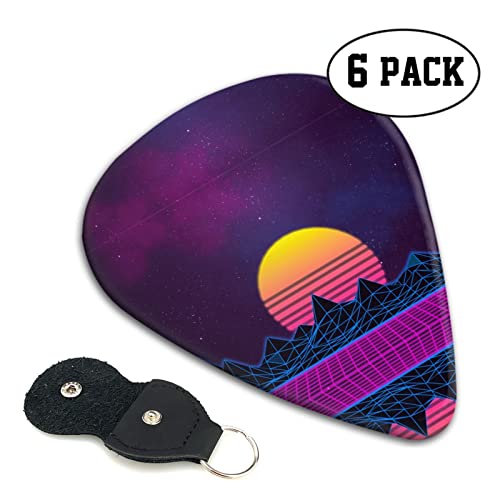Retrowave Pictures Lot de 6 médiators pour guitare acoustique, guitare électrique, basse, ukulélé – fins, moyens et… - Les Beatles, Paul McCartney, John Lennon, RIngo Starr, George Harrison Retrowave Pictures Lot de 6 médiators pour guitare acoustique, guitare électrique, basse, ukulélé – fins, moyens et… – Image 3