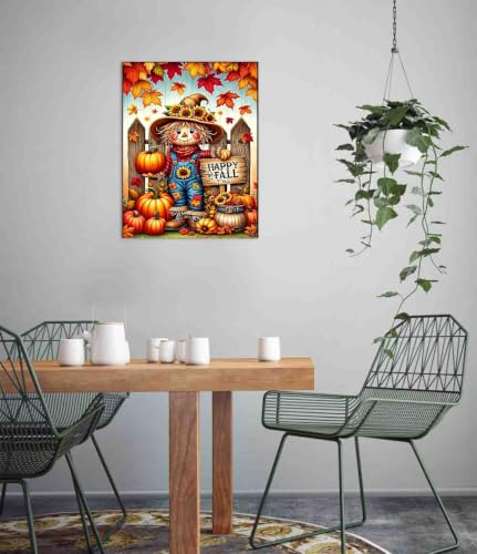 Halloween Cross Stitch Kits for Adults Beginner,Pumpkin Counted Cross Stitch Kits Printed Stitching Cute Patterns Dimensions Needlepoint Art Crafts Embroidery Kits for Adults Beginners - Image 3