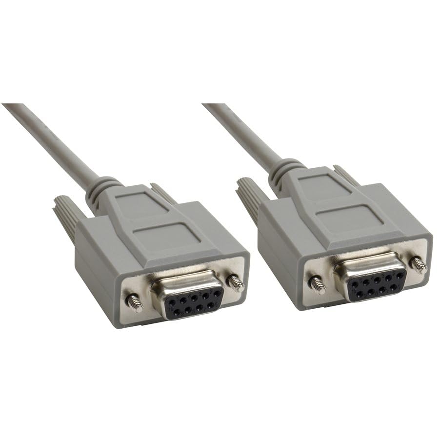 Amphenol, CS-DSNULW19FF-005, Cable - DB9 Female/Female Null Modem Male 5' (5 Items)