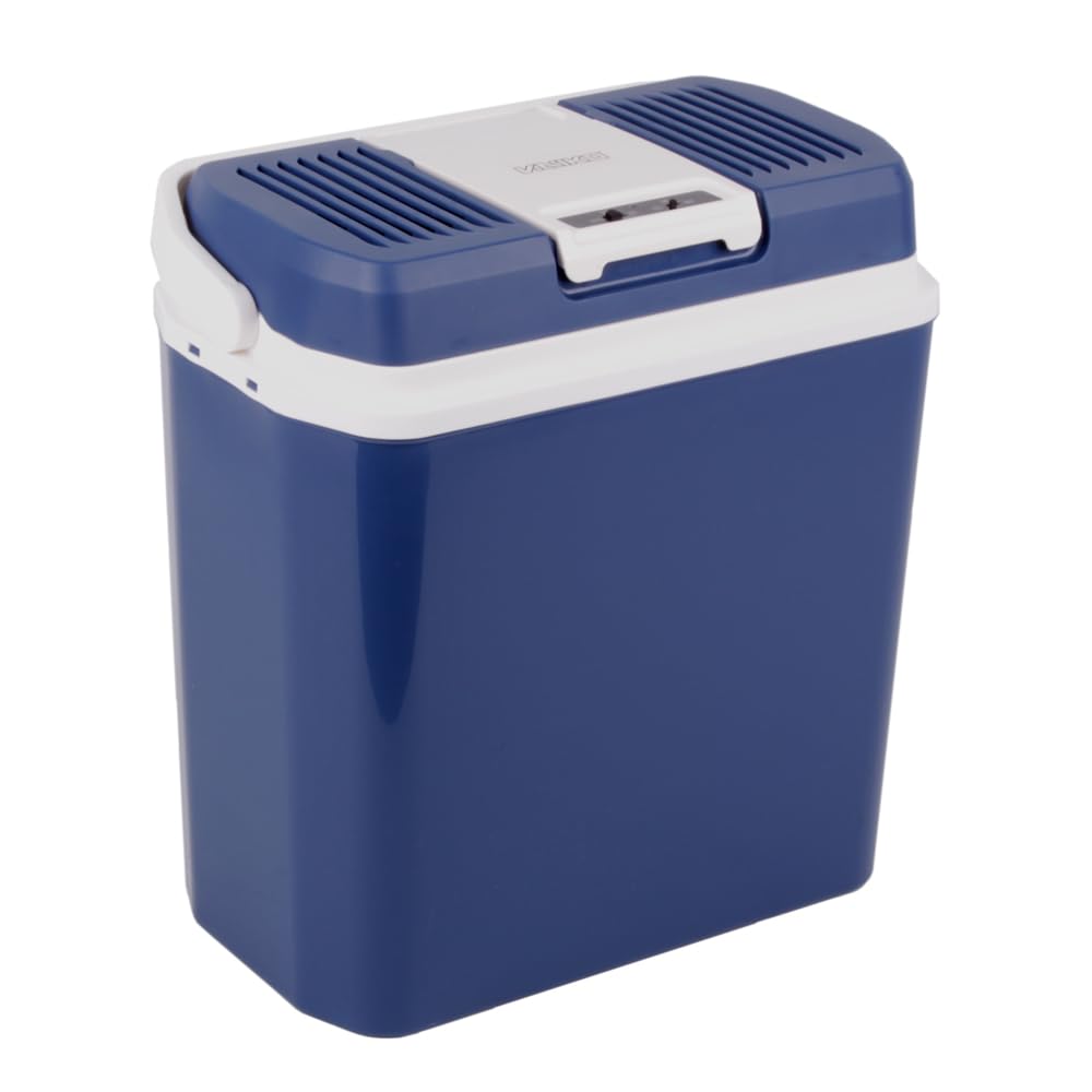 Kühlbox TKB24 tragbarer Kühlschrank 12V/230V – Thermoelektrisch, Warmhaltefunktion, ideal für Auto & Camping, ECO-Modus, Energieklasse E