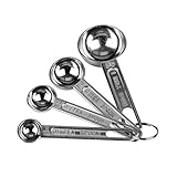 Thunder Group Aluminum 4-Piece Measuring Spoon Set