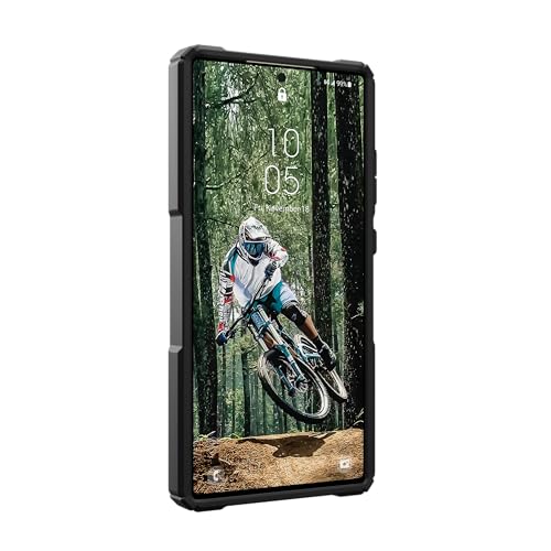 Image of URBAN ARMOR GEAR UAG Designed for Samsung Galaxy S24 Ultra Case 6.8 inch Plasma XTE Black /Orange, with Kickstand Rugged Military Drop-Proof Impact Resistant Non-Slip Transparent Protective Cover