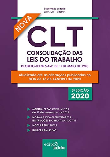 CLT – Consolidação das Leis do Trabalho 2020 - Mini