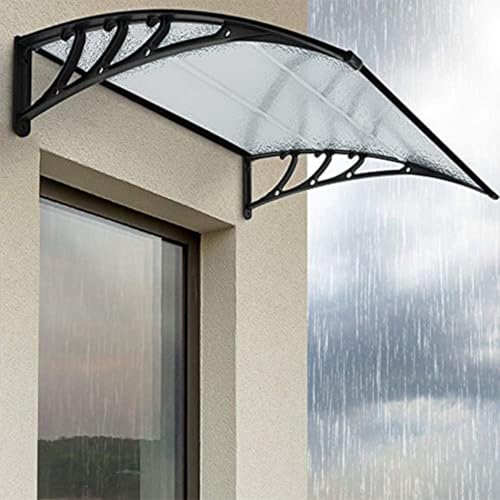 Auvent de porte en aluminium design contemporain abri extérieur - 7