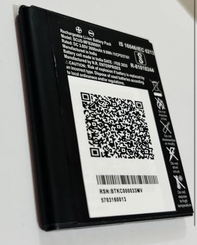 Image of Original Battery Compatible for Reliance Jio 4G Router JioFi 3 ll JMR520,JMR541 ll JioFI 4 (JMR540,JMR550)-2600mAh