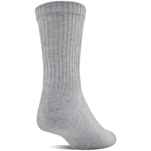 Gildan Men's Polyester Half Cushion Mid-Crew Socks, 12-pack4