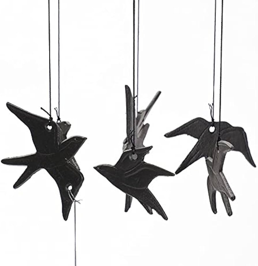 Amazon.co.jp: 南部鉄器 風鈴 つばめ : DIY・工具・ガーデン