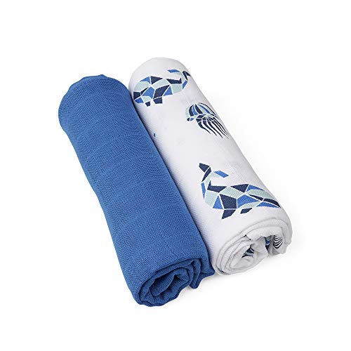 GRÜNSPECHT Bio-Mullwindeln 70x70cm aus 100% Baumwolle (kbA), Spucktücher,...