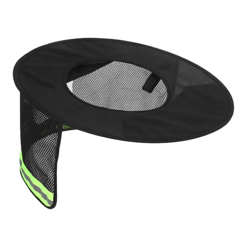 El Mejor Listado de Accesorios de construcción los preferidos por los clientes. 41 HOODANCOS Parasol para Casco de Seguridad Negro con Tiras Reflectantes, Visera de Malla Transpirable y Cobertura Completa para Cuello, Accesorio Industrial para Construcción y...