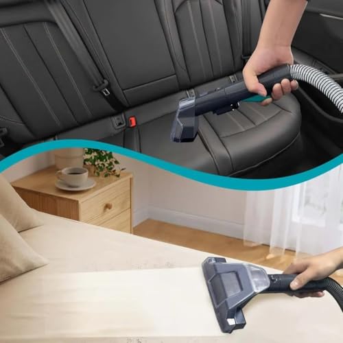 Limpiador de manchas, máquina limpiadora de tapicería y alfombras de doble tanque, 11000 Pa, removedor de manchas y manchas para alfombras, asientos de coche, sofás, escaleras, sofás, colchones