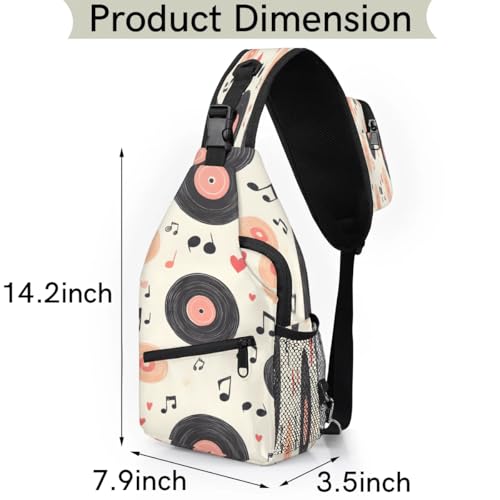 Bolso tipo sling unisex para viaje y senderismo miniatura 2