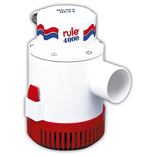 Pompe de cale Rule débit 4000 GPH avec moteur à haut rendement marine