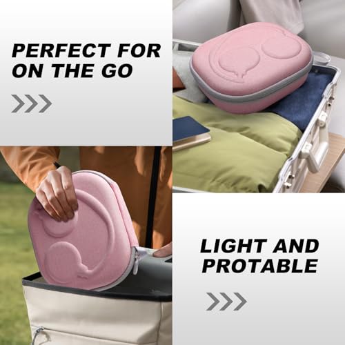 Image of Hard Case for Skullcandy Bluetooth Headphones, Pink(Case Only) | for Skullcandy Crusher ANC 2 /Crusher Evo /Crusher 1080 /Crusher 720 /Crusher /Crusher 540 /Hesh ANC /Hesh Evo /Hesh 540 Headphones