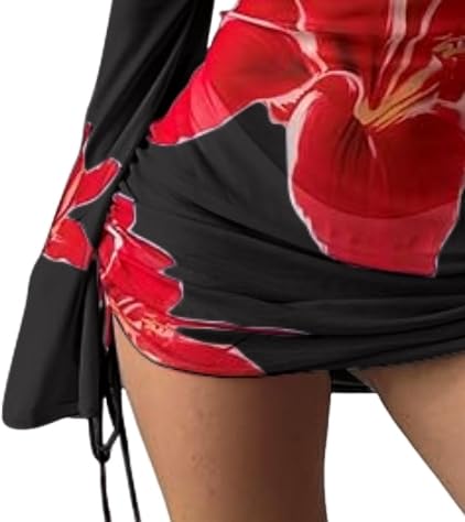 Image of ZAFUL Womens Swimsuit Cover Up Dress Off Shoulder Hollow Coverup Bathing Suit Mesh Swim Beach Dress