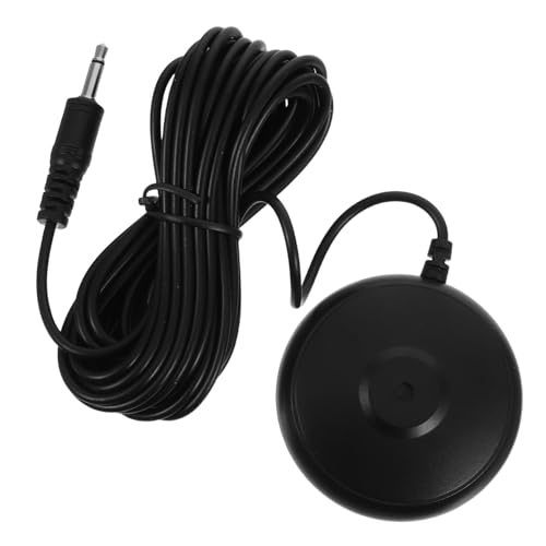 Toyvian Tabletop Conference Microphone with Audio Plug Compact Desk Mic for Online Meetings Voice Recording Gaming and Podcasts Straight Plug for Sound
