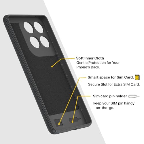 Image of Shockproof Case for Motorola Edge 60 Stylus 5G | Full Camera Protection | TPU Flexible Back Cover for Motorola Edge 60 Stylus 5G (Graphite Grey)