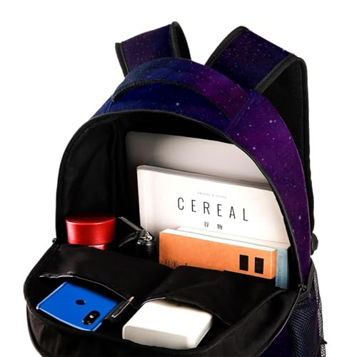 Sac à dos d'école multicolore adolescents filles garçons motif galaxie