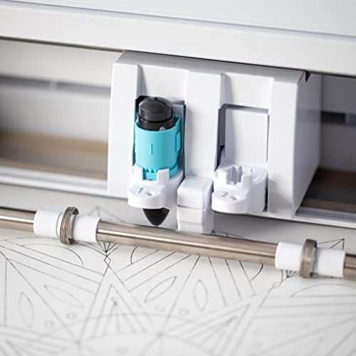 Silhouette Cameo 4 with Bluetooth, 12" Cutting Mat, Autoblade 2, 100 Designs and Silhouette Studio Software - White Edition