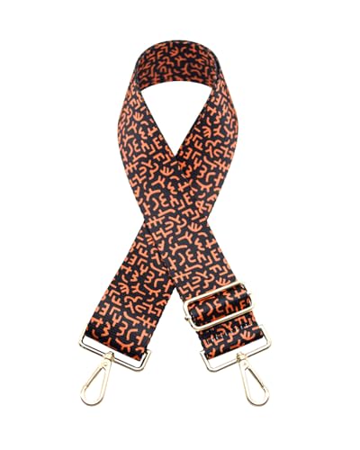 Image of Embroidered Purse Straps Replacement Crossbody Wide Adjustable Bag Straps | Thick Purse Strap for Crossbody Bags,Extra Long Strap,Cross Body Straps for Handbags,Bag Straps for Tote Bags,Shoulder Straps