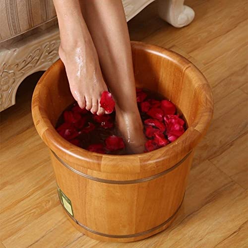 Bañera de pies de madera para masajes y pedicura miniatura 5